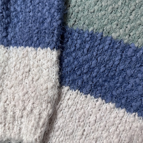 NWT ALTAR’D State Color Block Striped Soft V-Neck sweater; Size S/M - Picture 7 of 7